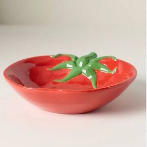 Tomato Dolomite Pasta Bowl
NWT
Anthropologie Home
COLOR- Red